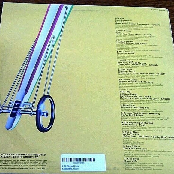 Vinyl Record Motown Atlantic It All Stared Here R&B Soul Album 1972 Compilation - Picture 7 of 16